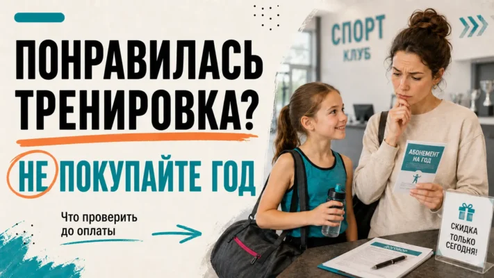 Ребенок сказал «хочу сюда ходить». Почему рано покупать абонемент в секцию